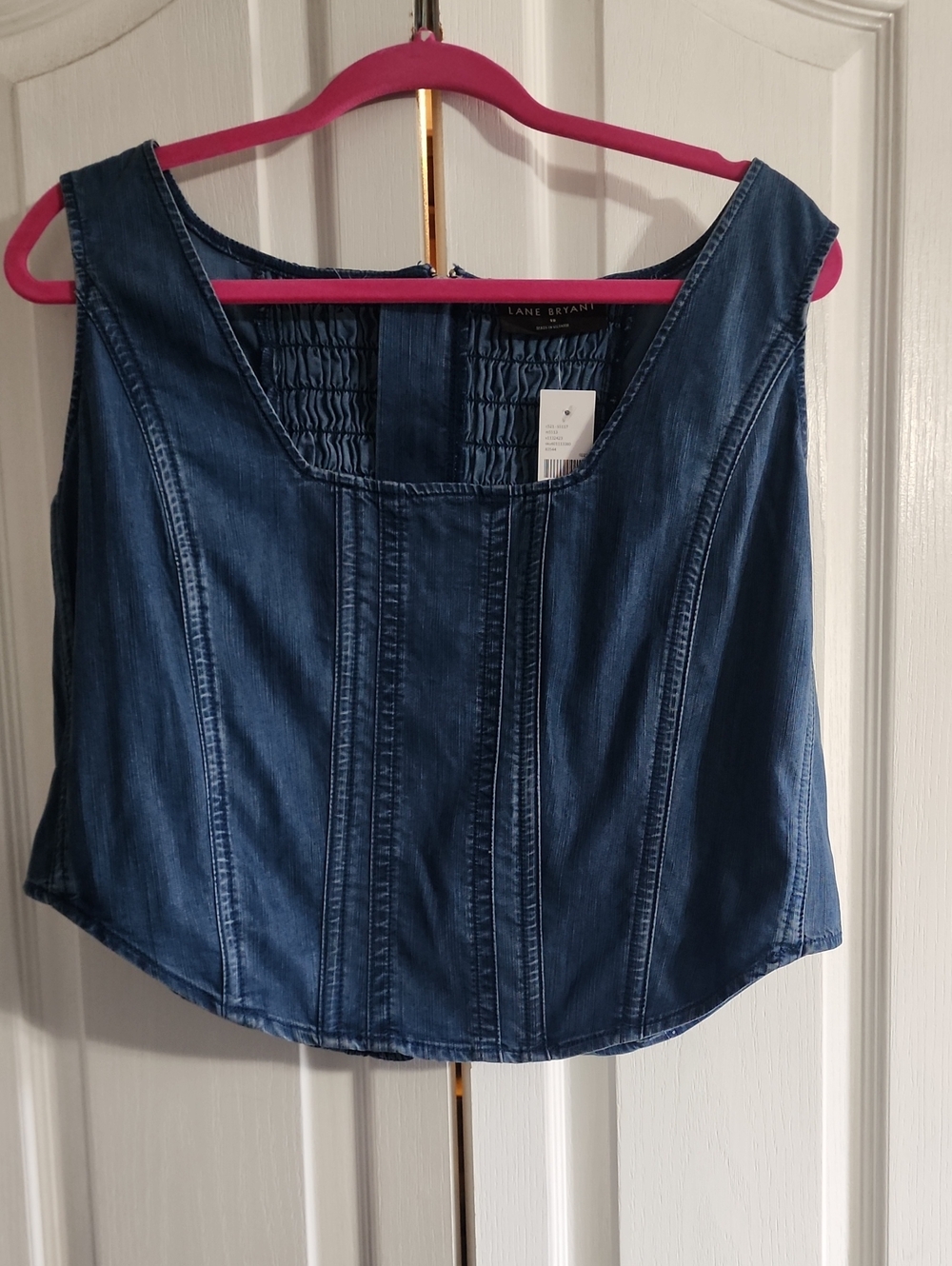 Lane Bryant Denim Blue Scoop Neck Camisole